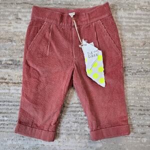 NWT Tia Cibani Lancaster Trouser Goji Pink Mauve Pants Corduroy Cuffed Size 2T